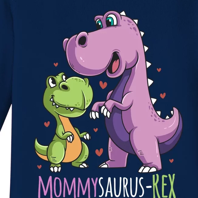 Mommysaurus Rex T Rex Mothers Day Gift V Gift Baby Long Sleeve Bodysuit