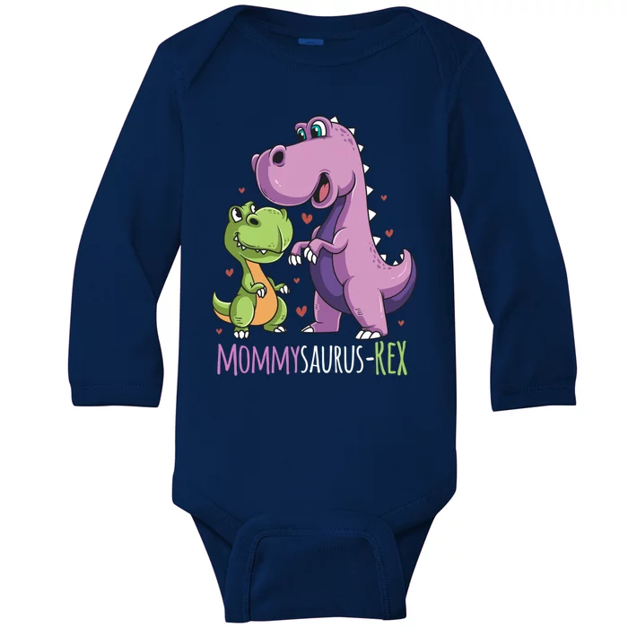 Mommysaurus Rex T Rex Mothers Day Gift V Gift Baby Long Sleeve Bodysuit