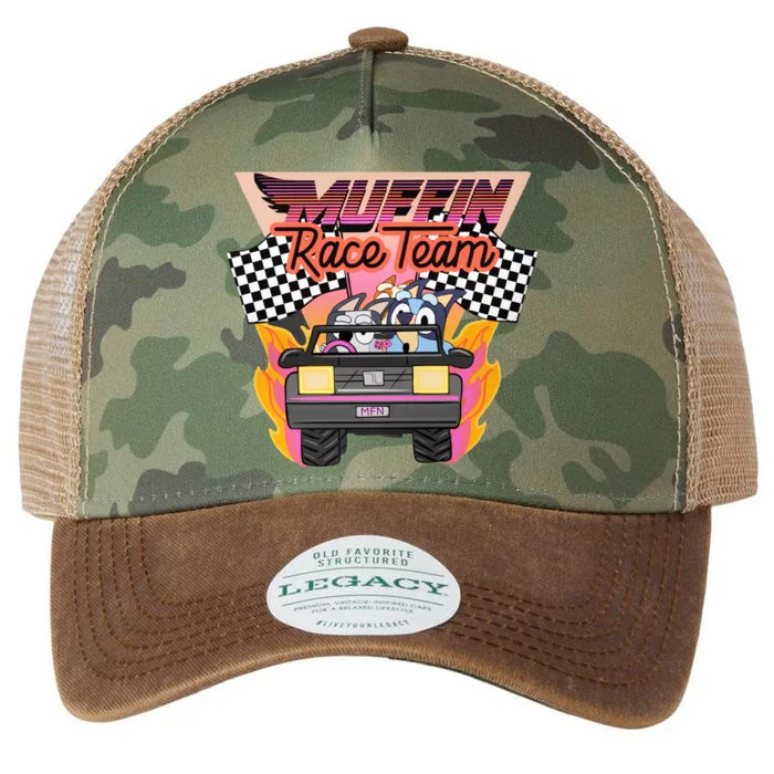 Muffin Race Team Muffin Cupcake Heeler Legacy Tie Dye Trucker Hat