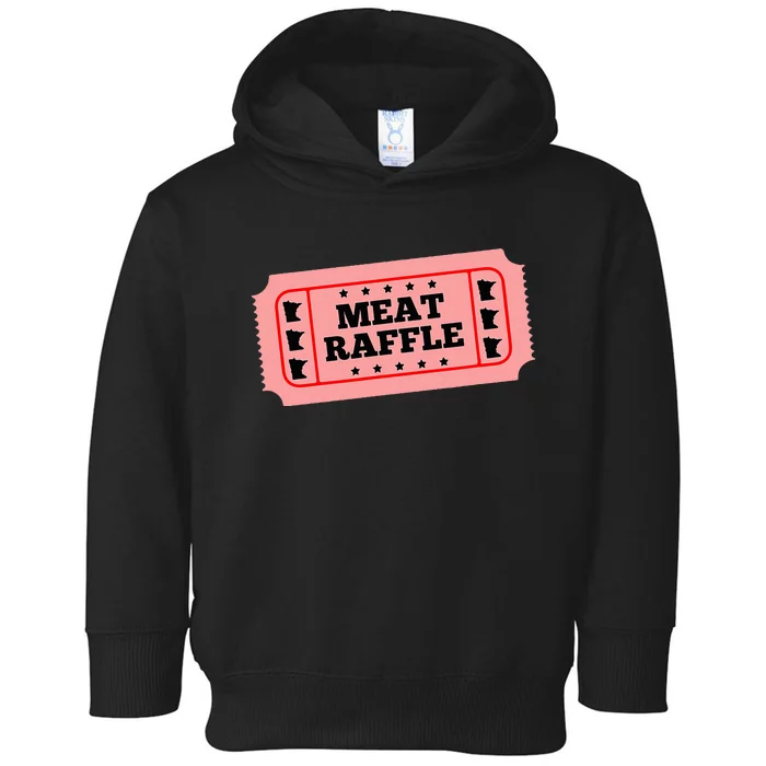 Meat Raffle Ticket Minnesota Toddler Hoodie