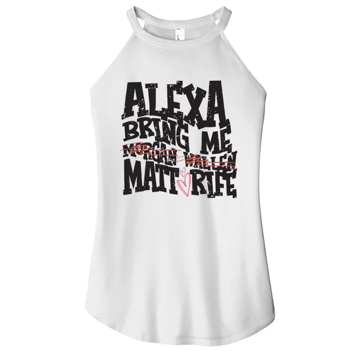 Matt Rife Two Sided Women’s Perfect Tri Rocker Tank