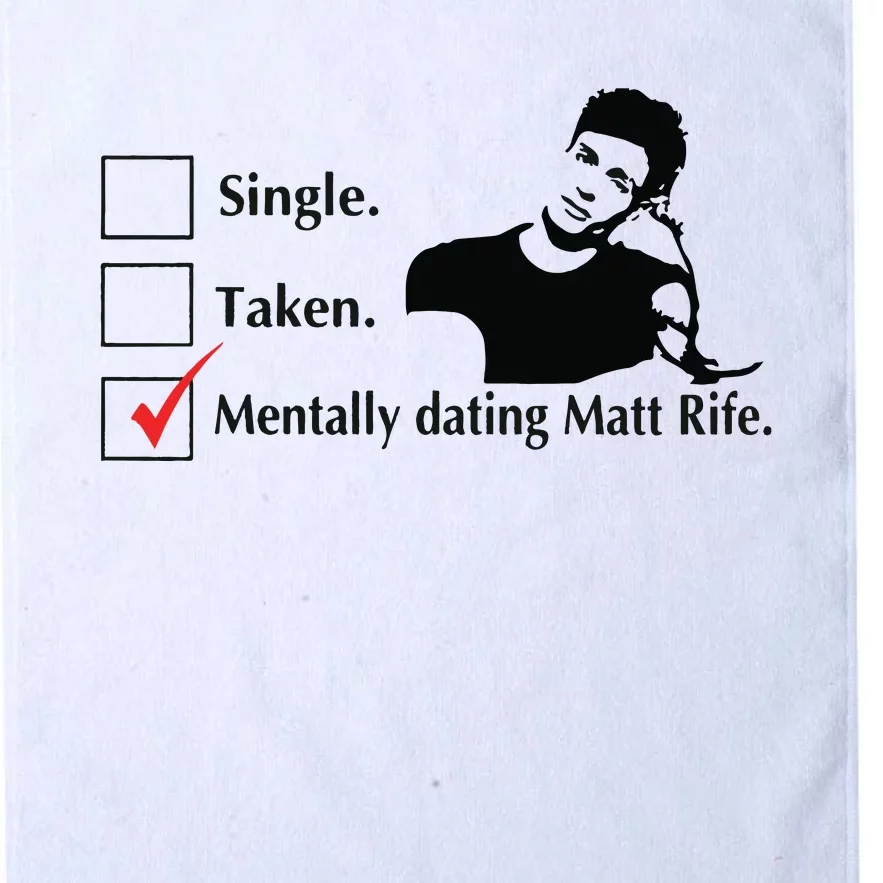 Matt Rife Two Sided Funny Platinum Collection Golf Towel