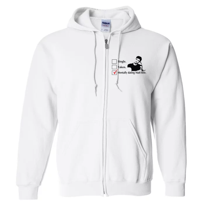 Matt Rife Two Sided Funny Full Zip Hoodie