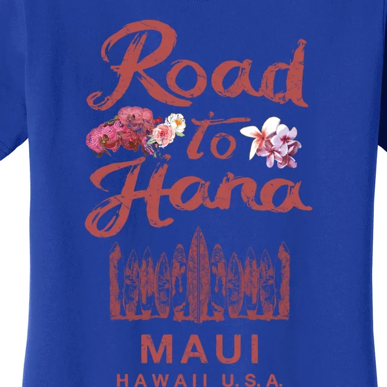 Maui Road To Hana Hawaii Retro Hawaiian Gift Women's T-Shirt