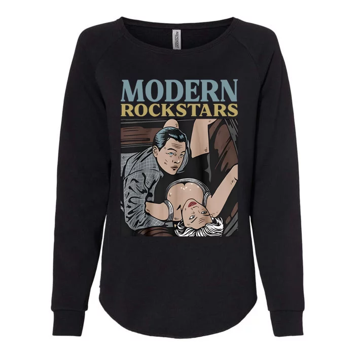 Modern Rockstars The Wall Street Scandal Womens California Wash Sweatshirt