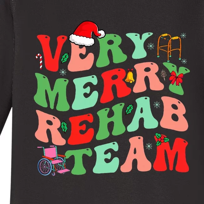 Merry Rehab Team Baby Long Sleeve Bodysuit