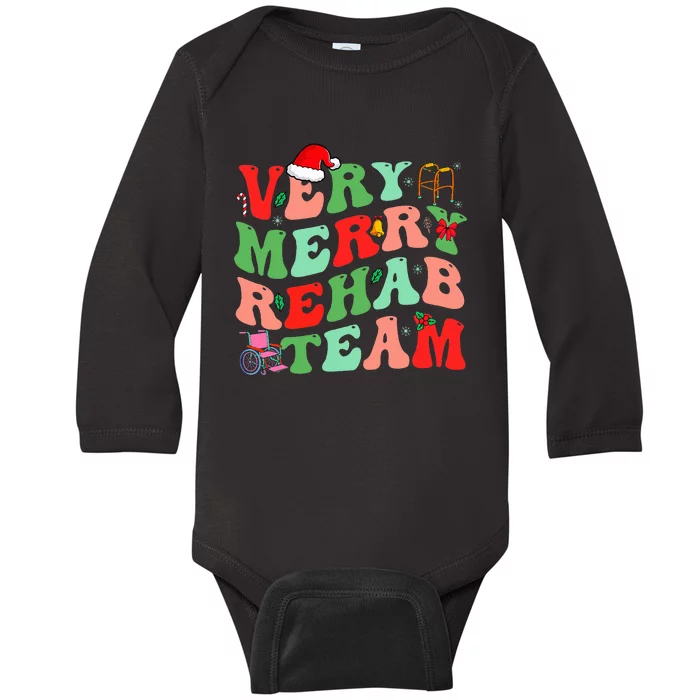 Merry Rehab Team Baby Long Sleeve Bodysuit