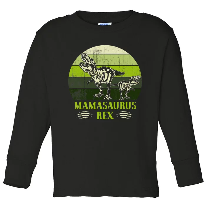 Mamasaurus Rex T Rex Dinosaur Cute MotherS Day Gifts Toddler Long Sleeve Shirt