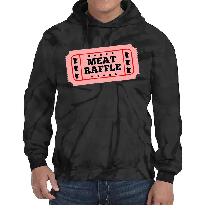 Meat Raffle Ticket Minnesota Tie Dye Hoodie