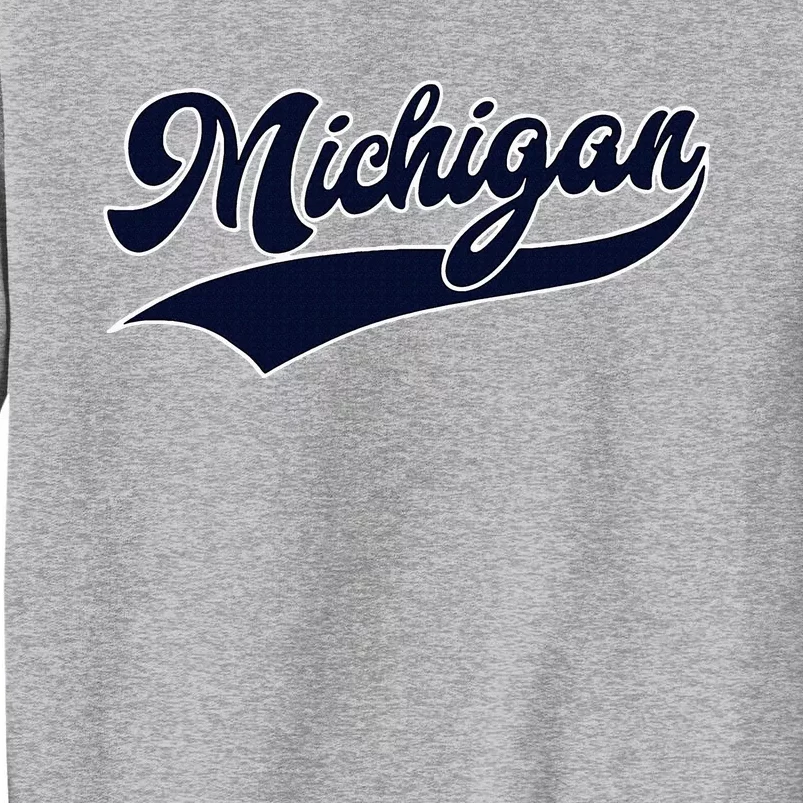 Michigan Retro Throwback Design Classic Tall Sweatshirt