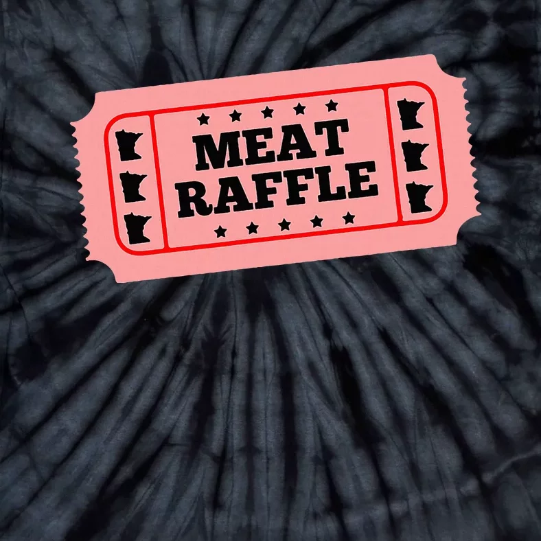 Meat Raffle Ticket Minnesota Tie-Dye T-Shirt