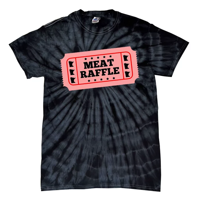 Meat Raffle Ticket Minnesota Tie-Dye T-Shirt