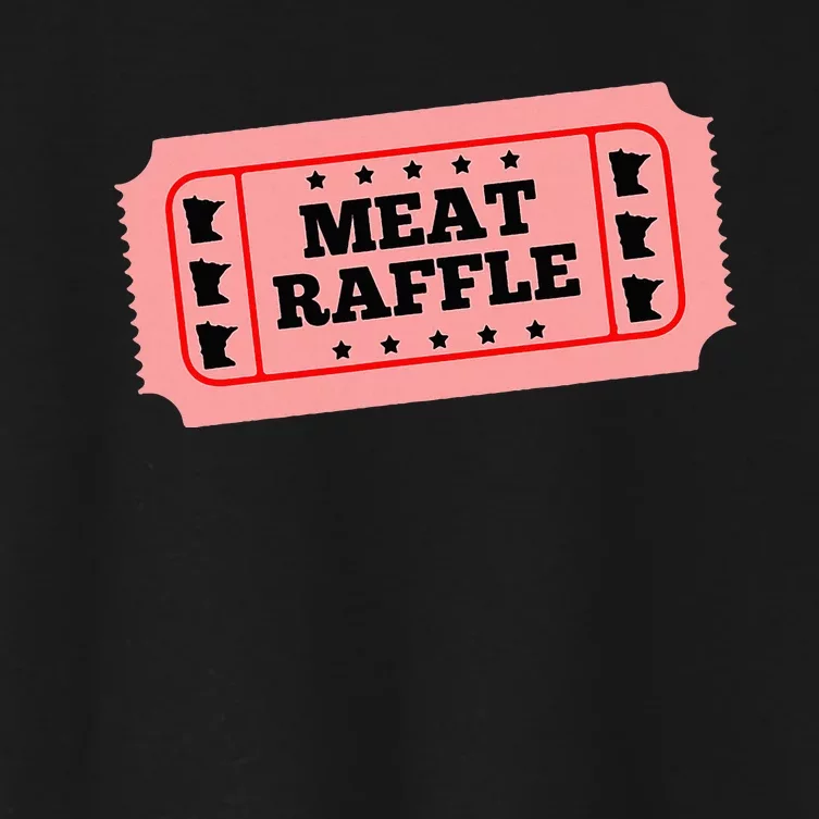 Meat Raffle Ticket Minnesota Women's Crop Top Tee