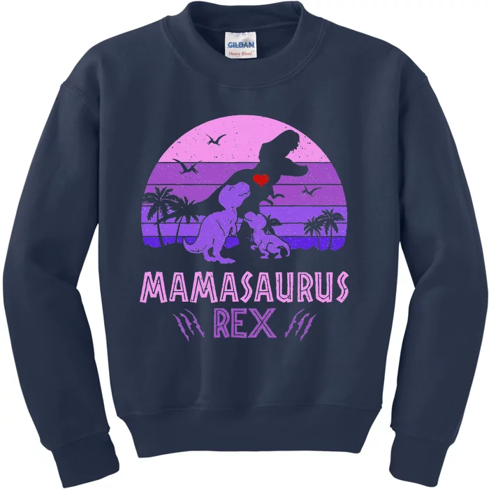 Mamasaurus Rex T Rex Dinosaur Lovers Mother's Day Kids Sweatshirt