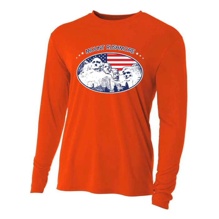 Mount Rushmore Usa America South Dakota Cooling Performance Long Sleeve Crew