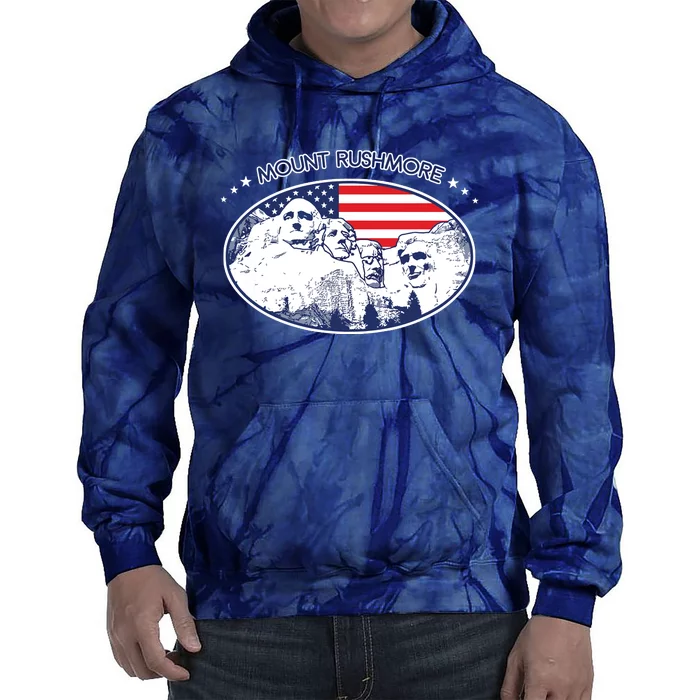 Mount Rushmore Usa America South Dakota Tie Dye Hoodie