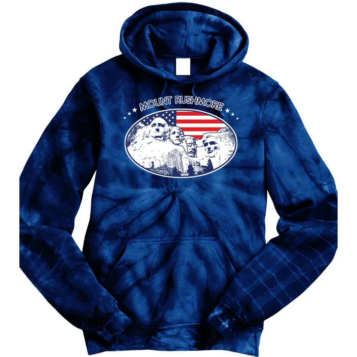 Mount Rushmore Usa America South Dakota Tie Dye Hoodie