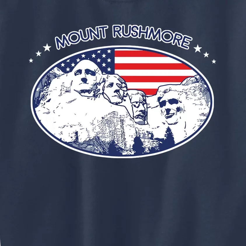 Mount Rushmore Usa America South Dakota Kids Sweatshirt