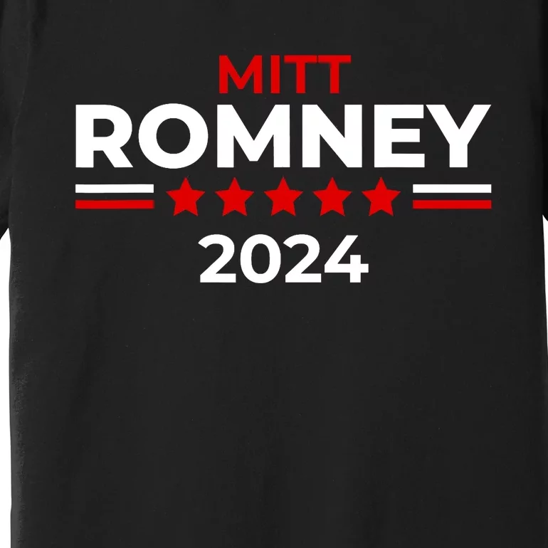 Mitt Romney Utah Senator Republican For President 2024 Premium T-Shirt