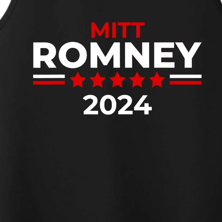 Mitt Romney Utah Senator Republican For President 2024 Performance Tank