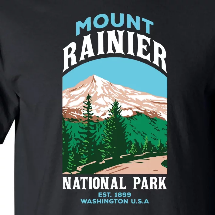 Mount Rainier Us National Park Washington Gift Tall T-Shirt