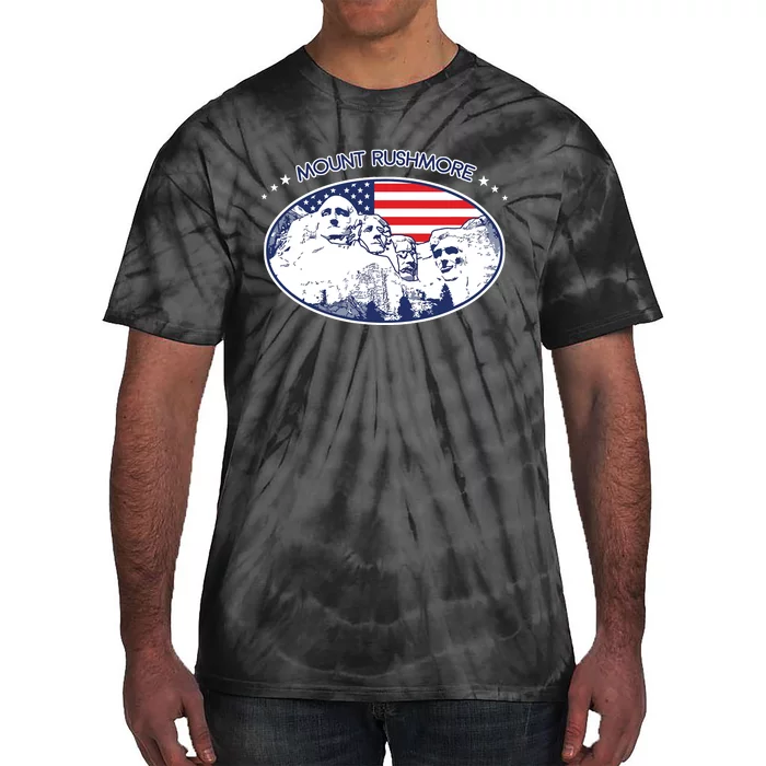 Mount Rushmore Usa America South Dakota Tie-Dye T-Shirt