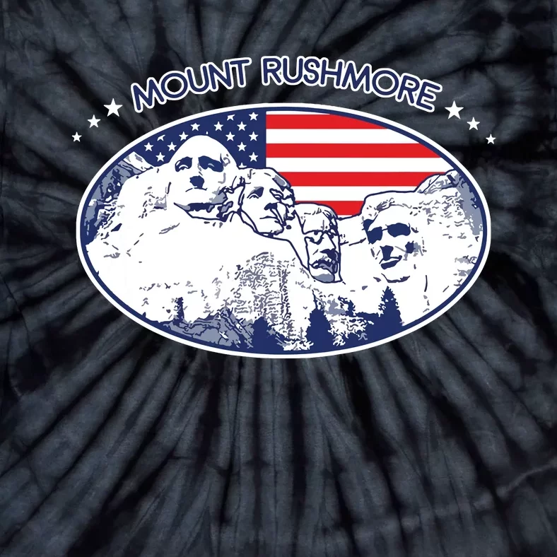 Mount Rushmore Usa America South Dakota Tie-Dye T-Shirt