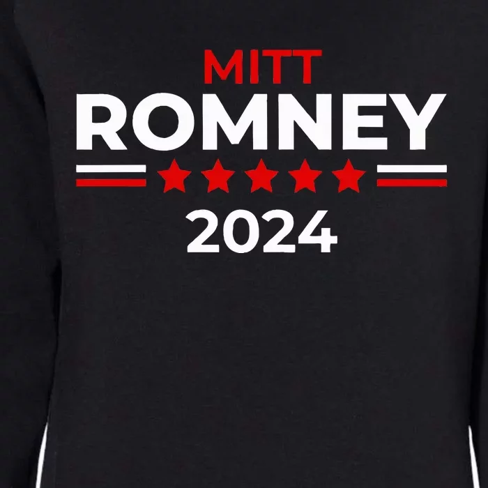 Mitt Romney Utah Senator Republican For President 2024 Womens California Wash Sweatshirt