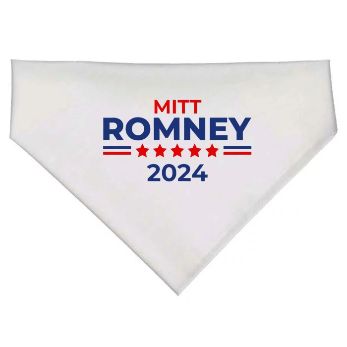 Mitt Romney Utah Senator Republican USA-Made Doggie Bandana