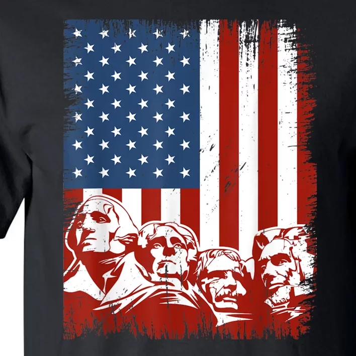 Mount Rushmore USA Dream Team Tall T-Shirt