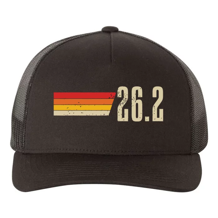 Marathon Running Vintage 262 Miles Retro Marathon Runner Yupoong Adult 5-Panel Trucker Hat