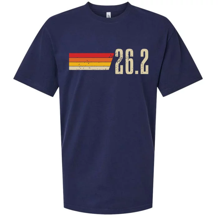 Marathon Running Vintage 262 Miles Retro Marathon Runner Sueded Cloud Jersey T-Shirt