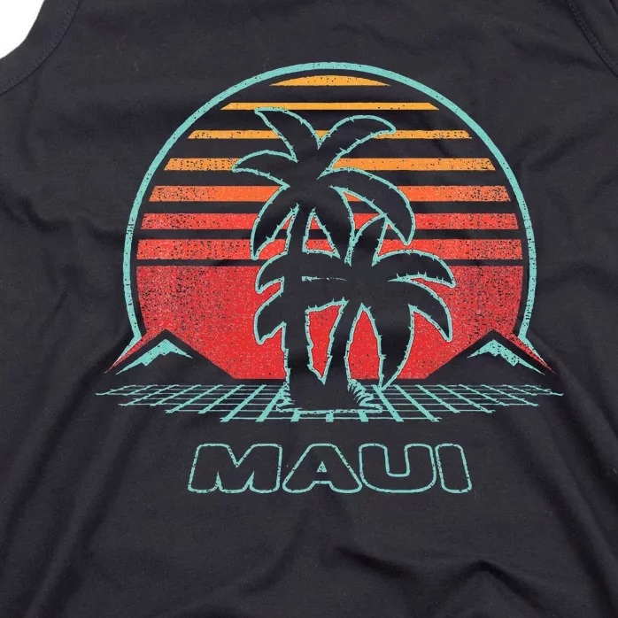 Maui Retro Vintage 80s Style Tank Top