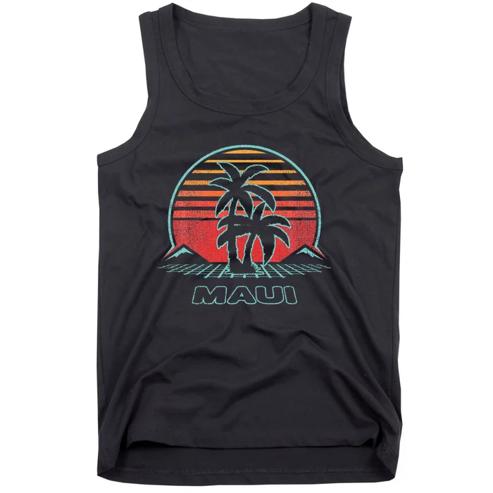 Maui Retro Vintage 80s Style Tank Top