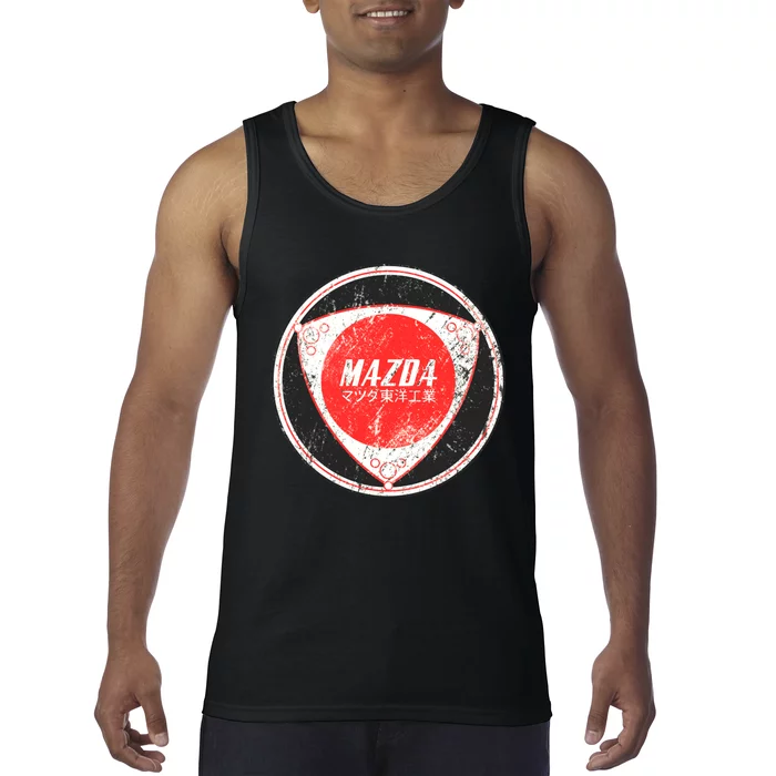 Mazda Rotary Vintage Logo Tank Top