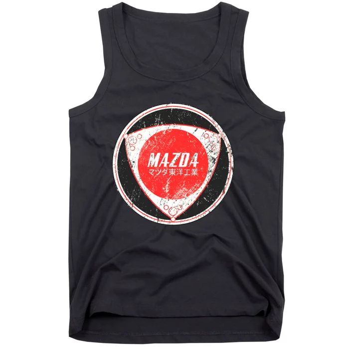 Mazda Rotary Vintage Logo Tank Top