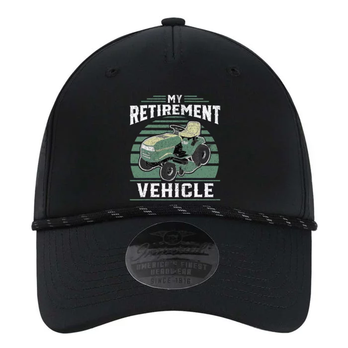 My Retirement Vehicle Funny Riding Lawn Mower Retro Dad Gift Performance The Dyno Cap