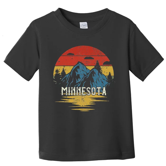 Minnesota Retro Vintage Toddler T-Shirt