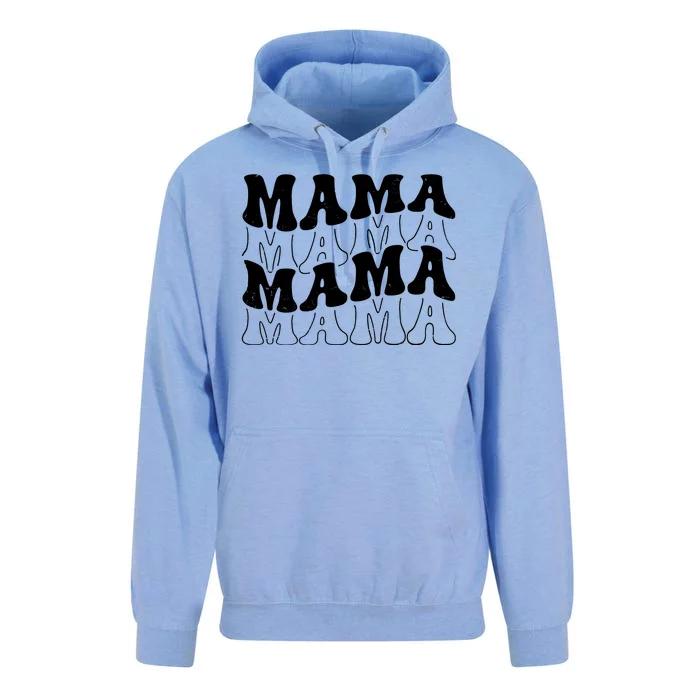 Mama Retro Vintage Cute Gift Unisex Surf Hoodie