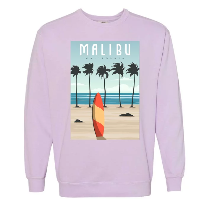 Malibu Retro Vintage Garment-Dyed Sweatshirt