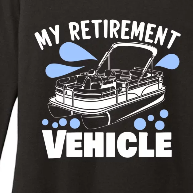 My Retiret Vehicle Retiret Boating Pontoon Captain Gift Womens CVC Long Sleeve Shirt