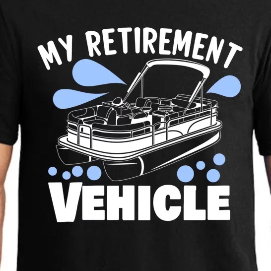 My Retiret Vehicle Retiret Boating Pontoon Captain Gift Pajama Set