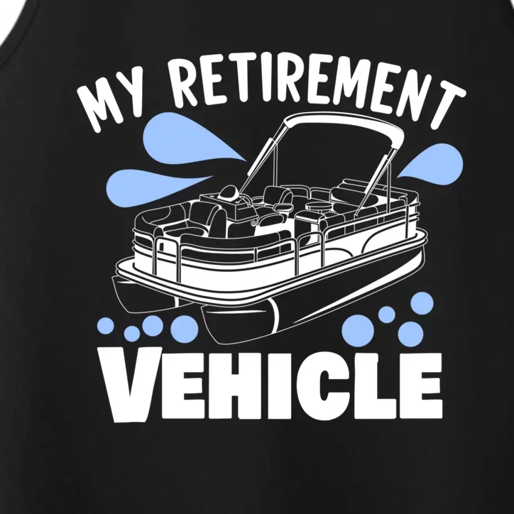 My Retiret Vehicle Retiret Boating Pontoon Captain Gift Performance Tank