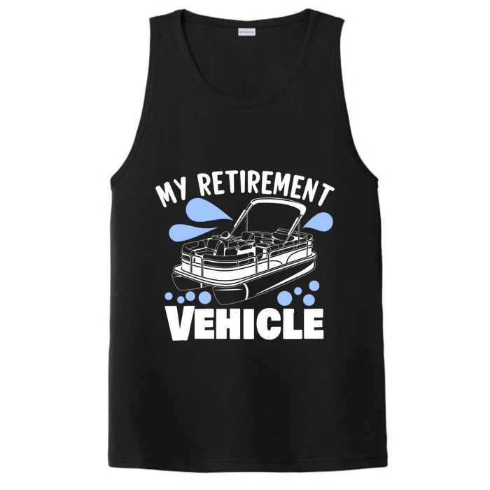 My Retiret Vehicle Retiret Boating Pontoon Captain Gift Performance Tank