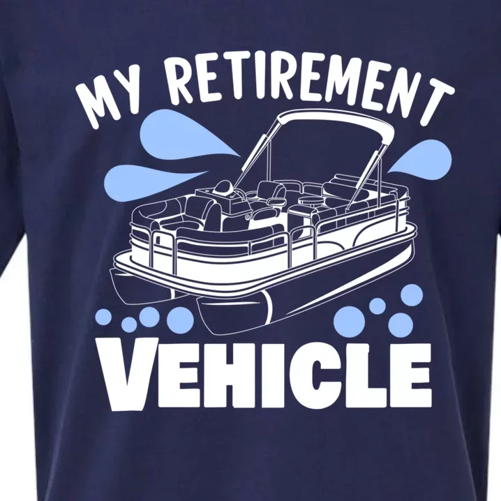 My Retiret Vehicle Retiret Boating Pontoon Captain Gift Sueded Cloud Jersey T-Shirt