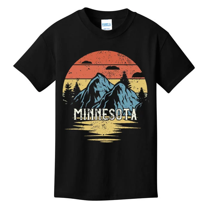 Minnesota Retro Vintage Kids T-Shirt