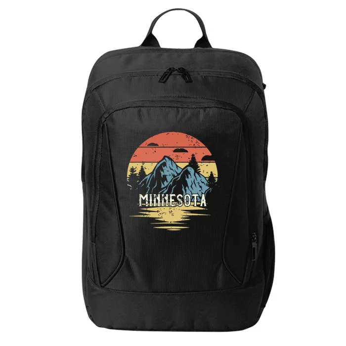 Minnesota Retro Vintage City Backpack