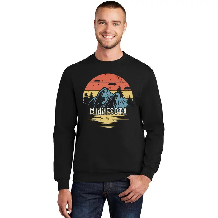 Minnesota Retro Vintage Tall Sweatshirt