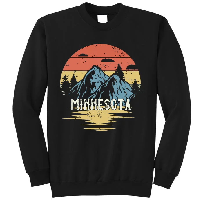 Minnesota Retro Vintage Tall Sweatshirt