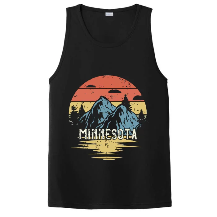 Minnesota Retro Vintage Performance Tank